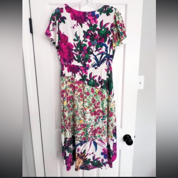 Tracy Reese x Anthropologie floral high low dress - Picture 5 of 7